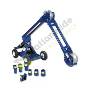 Nationwide Electric Current Tools 8090 mantis mobile cable pulling carriage with 2 boom sections